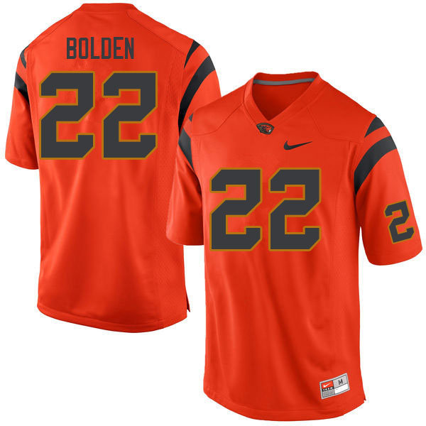 Men #22 Silas Bolden Oregon State Beavers College Football Jerseys Sale-Orange